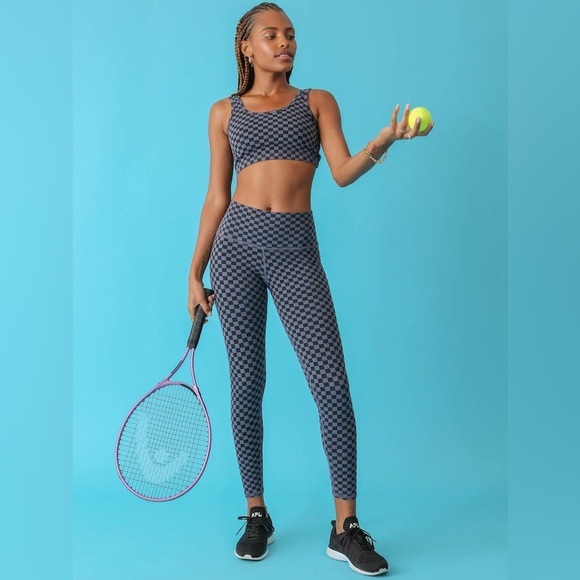 Electric and Rose Sunset Checkered Legging - Picture 2 of 8